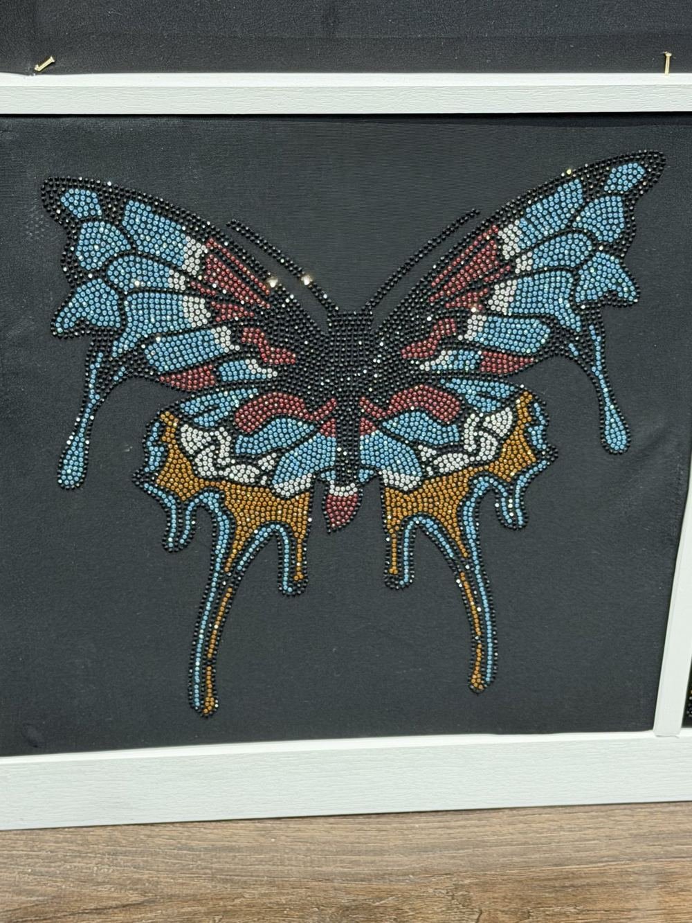 Crystal butterfly design