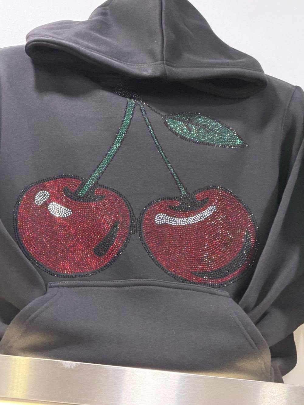 Crystal cherries hoodie