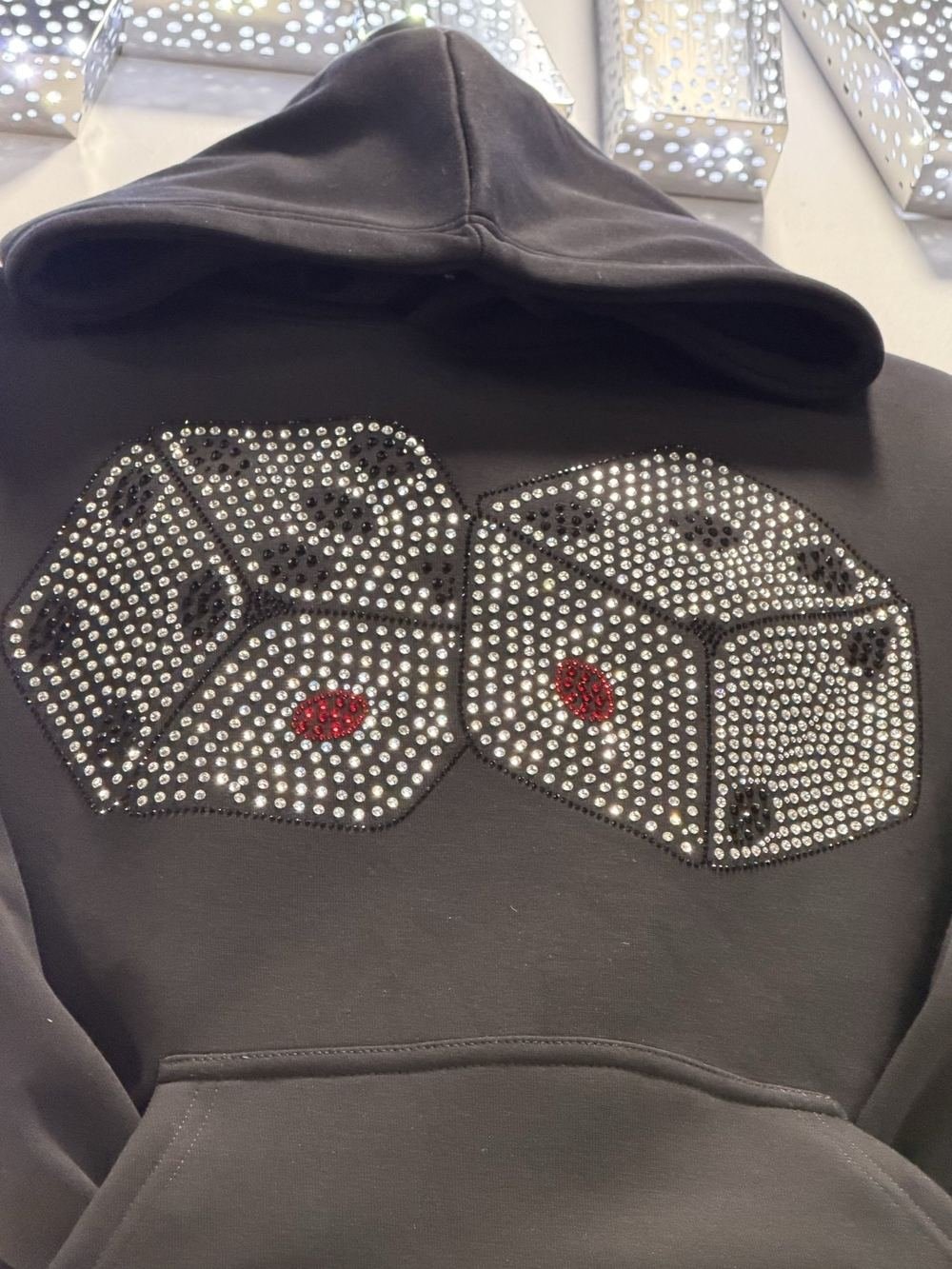Crystal dice hoodie