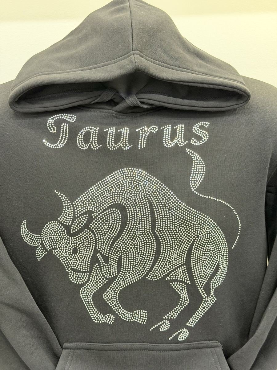 Taurus crystal hoodie